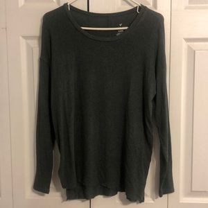 American Eagle plush long sleeve tee